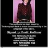 Dustin Hoffman proof of signing certificate