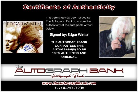 Edgar Winter proof of signing certificate