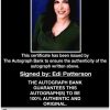 Edi Patterson proof of signing certificate