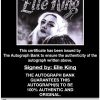 Elle King proof of signing certificate