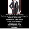 Ellen Page proof of signing certificate