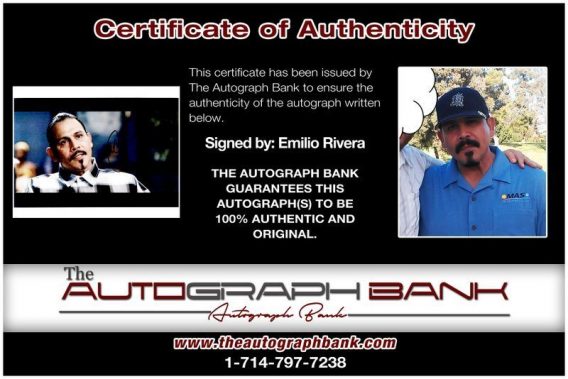 Emillio Rivera proof of signing certificate