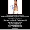 Emily Ratajkowski proof of signing certificate