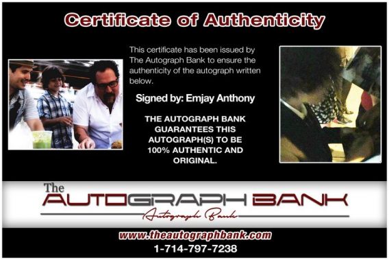 Emjay Anthony proof of signing certificate
