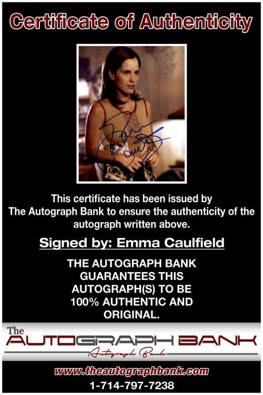 Emma Caulfield proof of signing certificate