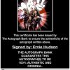 Ernie Hudson proof of signing certificate