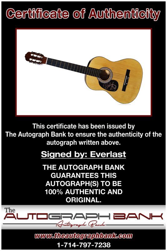 Everlast proof of signing certificate