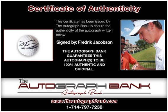 Fredrik Jacobson proof of signing certificate