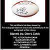 Garry Cobb proof of signing certificate