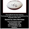 Gary Barnidge proof of signing certificate