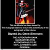 Gene Simmons proof of signing certificate