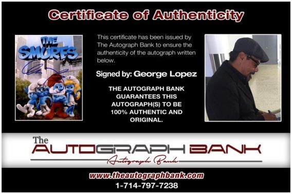 George Lopez proof of signing certificate
