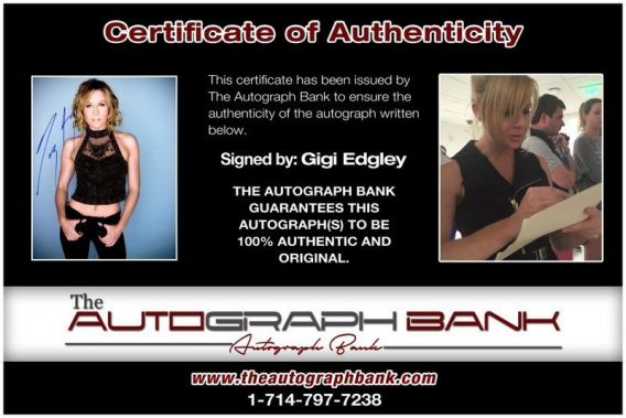 Gigi Edgley proof of signing certificate