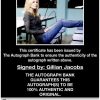 Gillian Jacobs proof of signing certificate