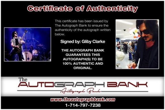 Gliby Clarke proof of signing certificate