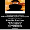 Greg Cipes proof of signing certificate