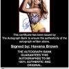 Havana Brown proof of signing certificate