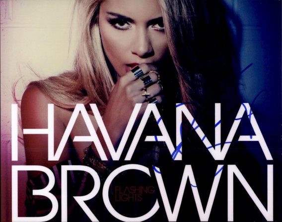 Havana Brown authentic signed 8x10 picture