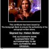Helen Slater proof of signing certificate