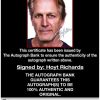 Hoyt Richards proof of signing certificate