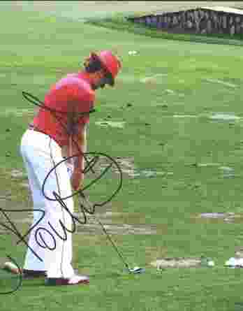 Ian Poulter authentic signed 8x10 picture