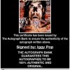 Iggy Pop proof of signing certificate