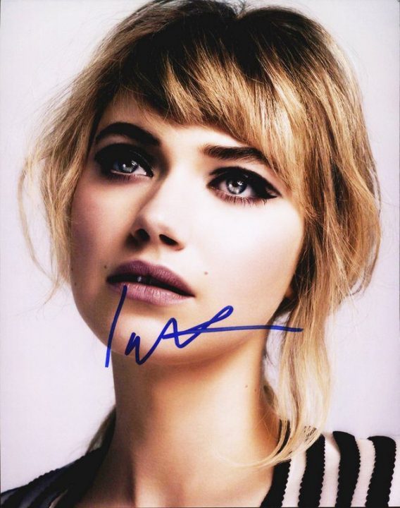 Imogen Poots authentic signed 8x10 picture