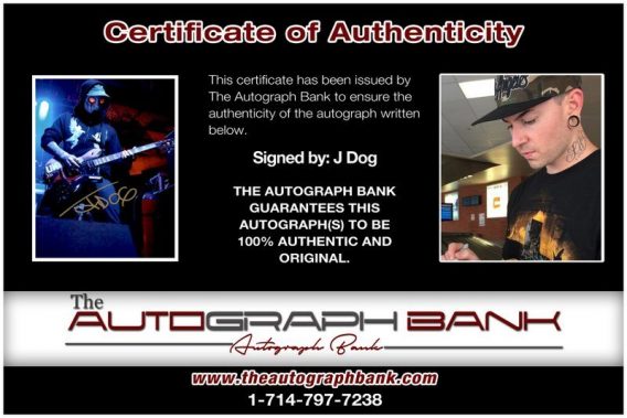 J-Dog proof of signing certificate