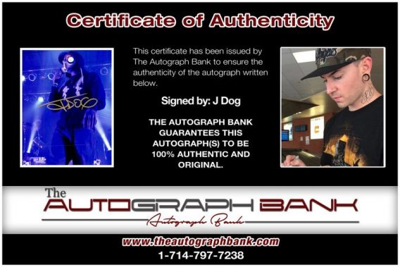 J-Dog proof of signing certificate