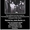 Jack Burke proof of signing certificate