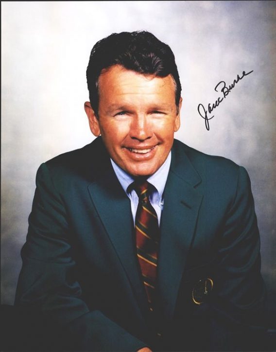 Jack Burke authentic signed 8x10 picture