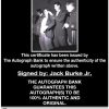 Jack Burke proof of signing certificate