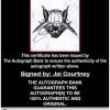 Jai Courtney proof of signing certificate