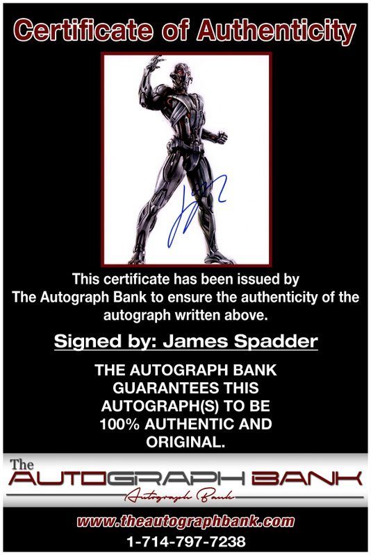 James Spader proof of signing certificate