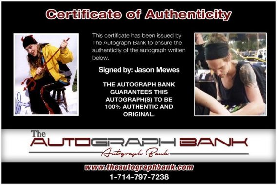 Jason Mewes proof of signing certificate