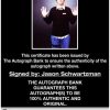 Jason Schwartzman proof of signing certificate
