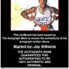 Jay Williams proof of signing certificate