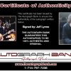 Jeff Lynne proof of signing certificate