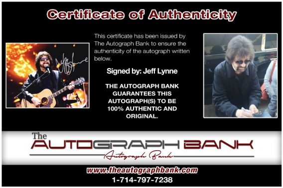 Jeff Lynne proof of signing certificate