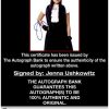 Jenna Ushkowitz proof of signing certificate