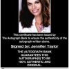 Jennifer Taylor proof of signing certificate