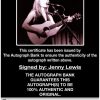 Jenny Lewis proof of signing certificate