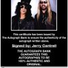 Jerry Cantrell proof of signing certificate