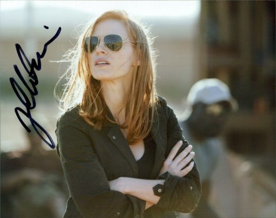 Jessica Chastain authentic signed 8x10 picture