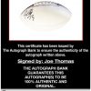 Joe Thomas proof of signing certificate