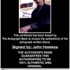 John Hawkes proof of signing certificate