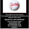 John Mallinger proof of signing certificate