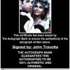 John Travolta proof of signing certificate