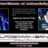 Johnny 3 Tears of Hollywood Undead proof of signing certificate