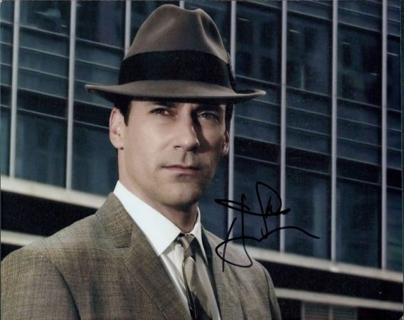 Jon Hamm authentic signed 8x10 picture